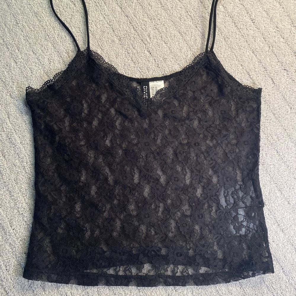 Black Lace Tank